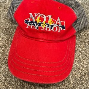 NOLA Fly Shop Red and Gray Cap